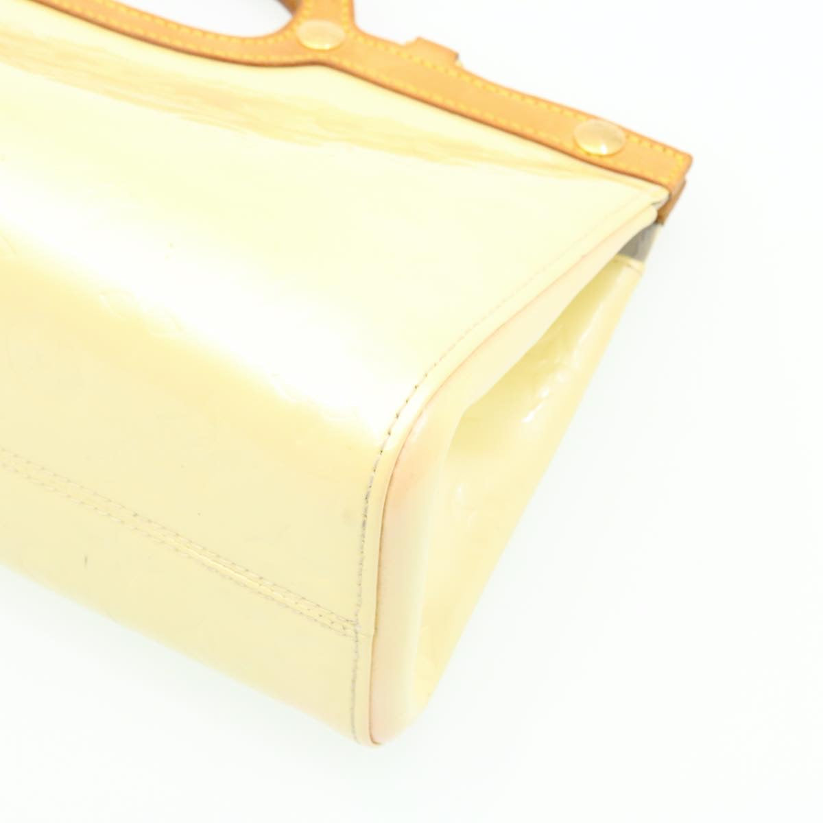 LOUIS VUITTON Monogram Vernis Roxbury Drive Hand Bag Perle M91374 LV jk642