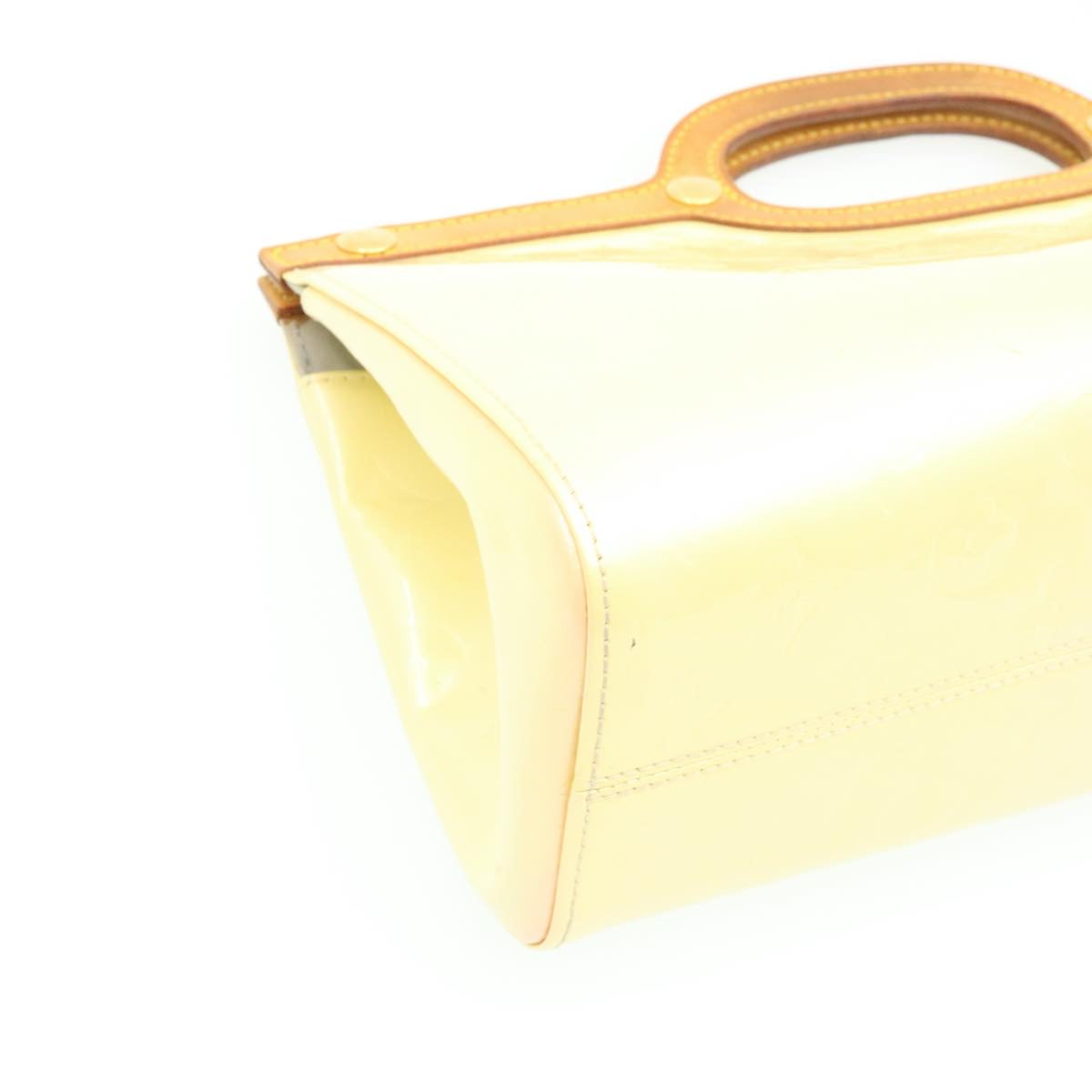 LOUIS VUITTON Monogram Vernis Roxbury Drive Hand Bag Perle M91374 LV jk642