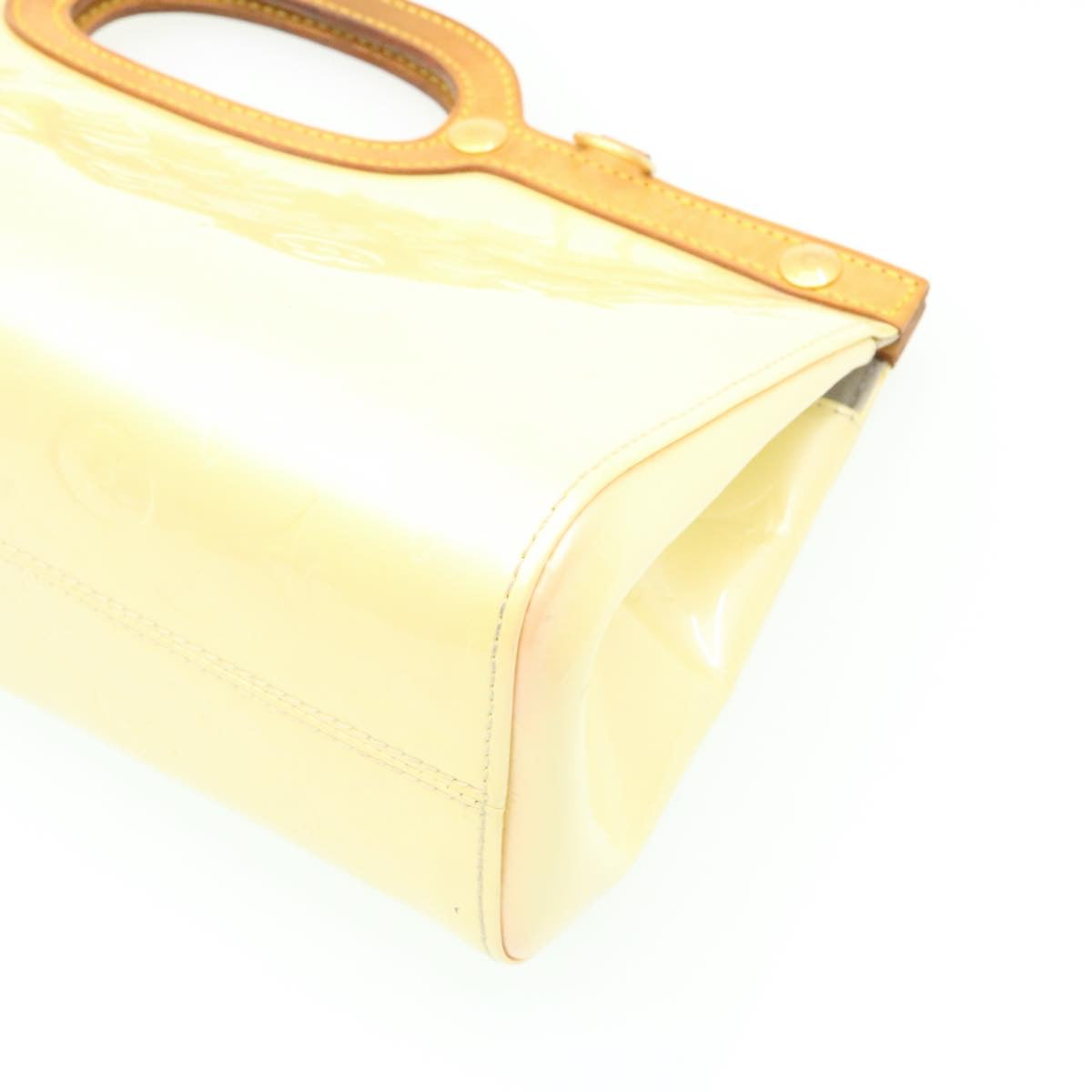 LOUIS VUITTON Monogram Vernis Roxbury Drive Hand Bag Perle M91374 LV jk642
