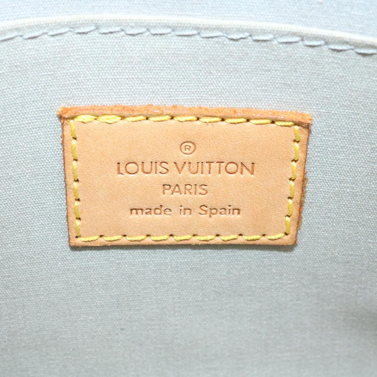 LOUIS VUITTON Monogram Vernis Roxbury Drive Hand Bag Perle M91374 LV jk642