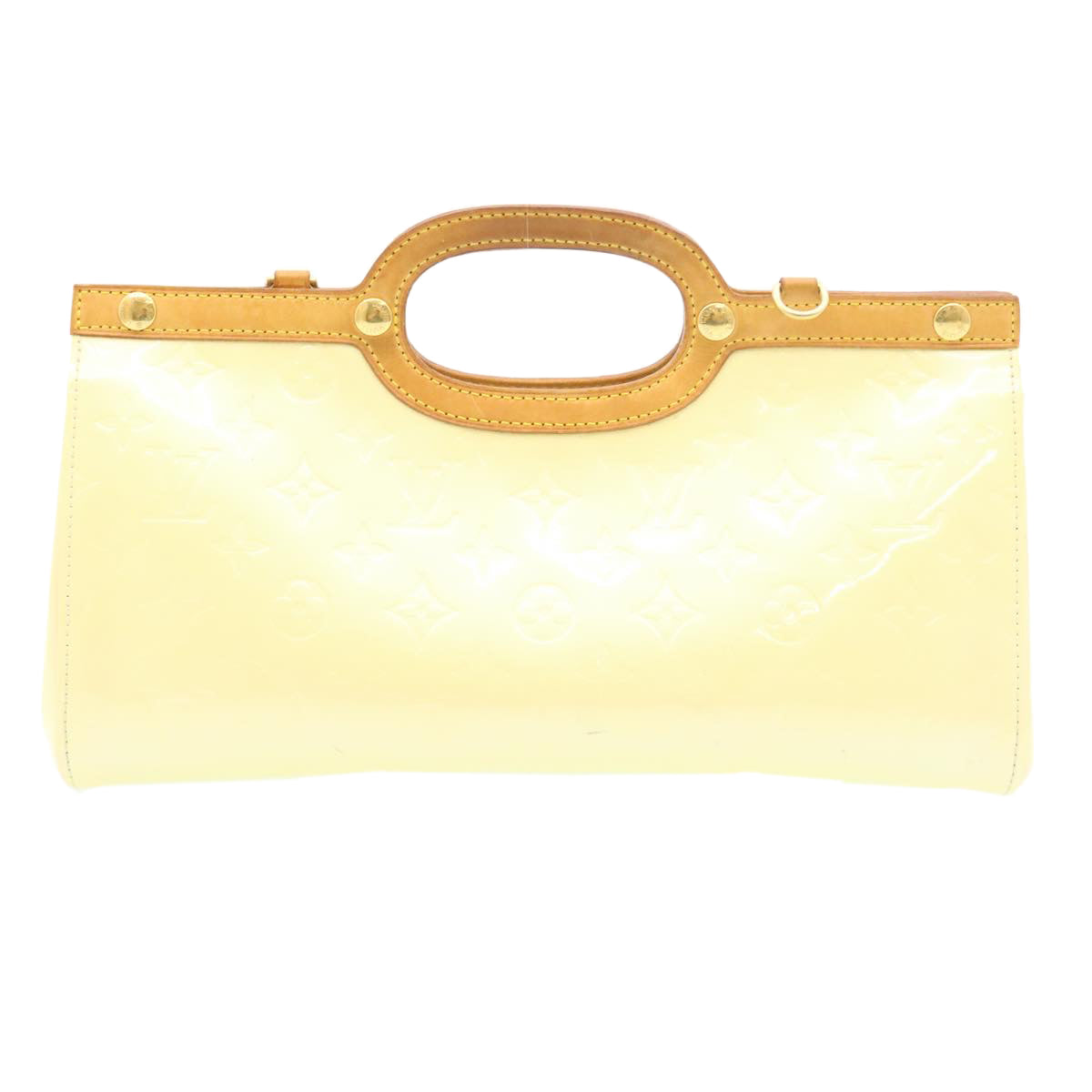 LOUIS VUITTON Monogram Vernis Roxbury Drive Hand Bag Perle M91374 LV jk642