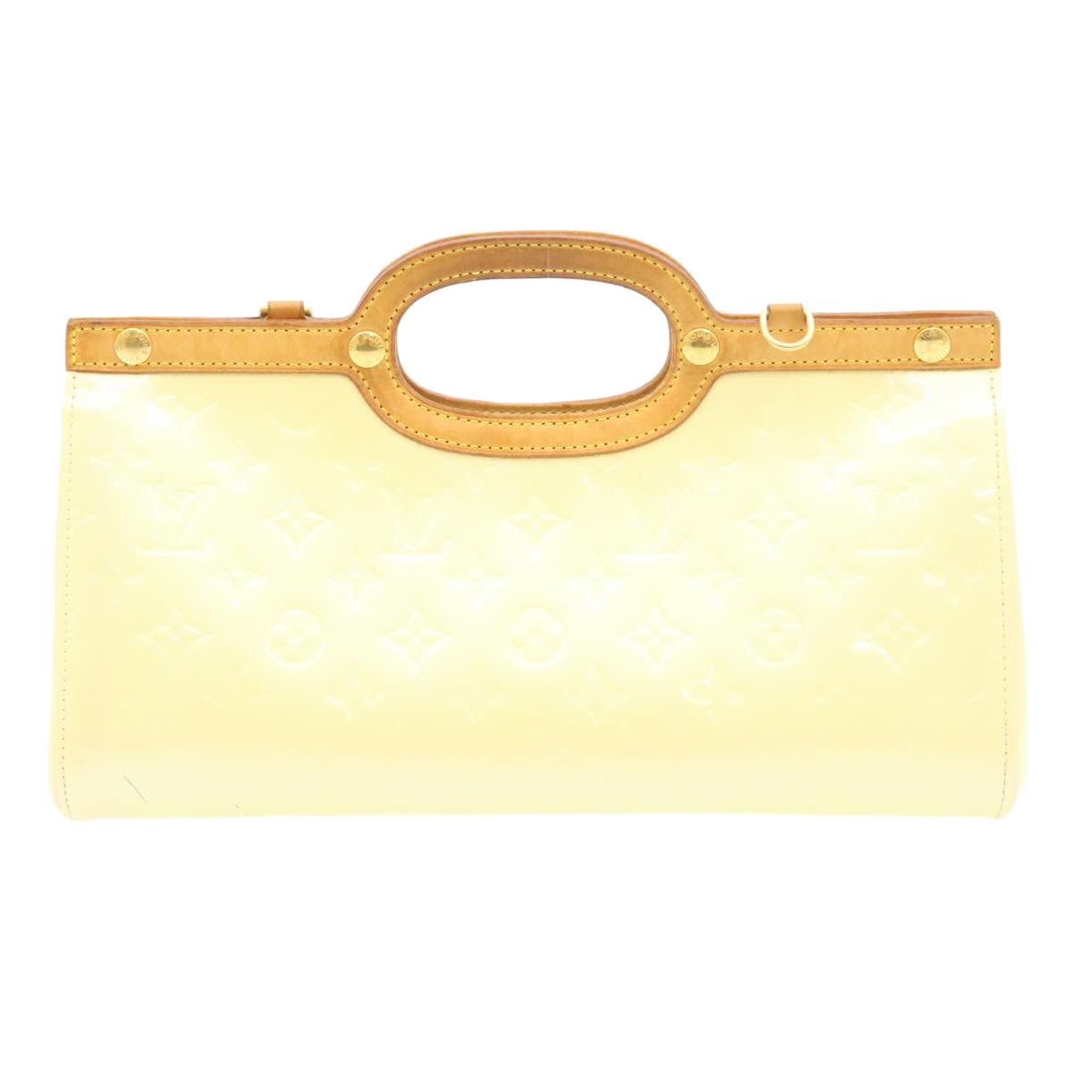 LOUIS VUITTON Monogram Vernis Roxbury Drive Hand Bag Perle M91374 LV jk642