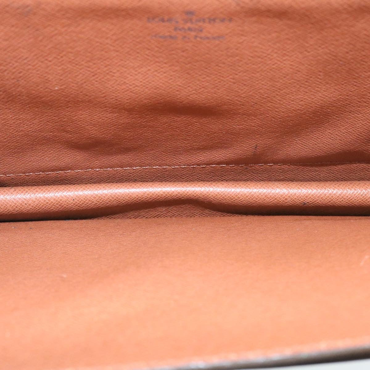 LOUIS VUITTON Epi Monceau Hand Bag Brown M52123 LV jk716