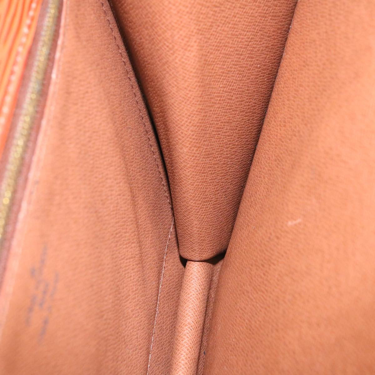 LOUIS VUITTON Epi Monceau Hand Bag Brown M52123 LV jk716