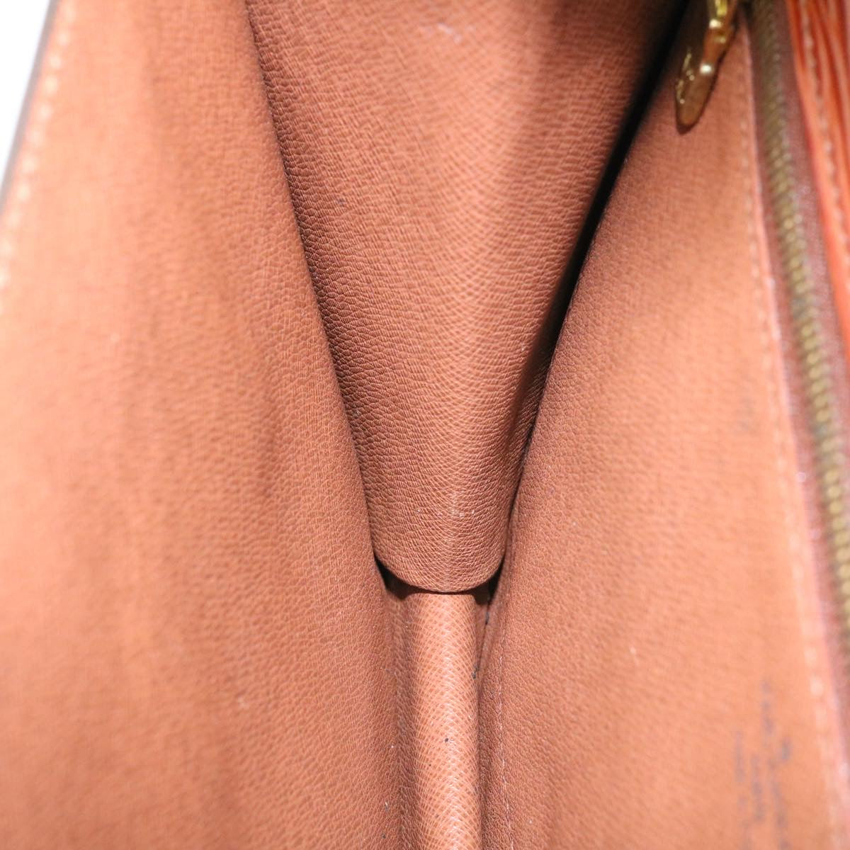 LOUIS VUITTON Epi Monceau Hand Bag Brown M52123 LV jk716