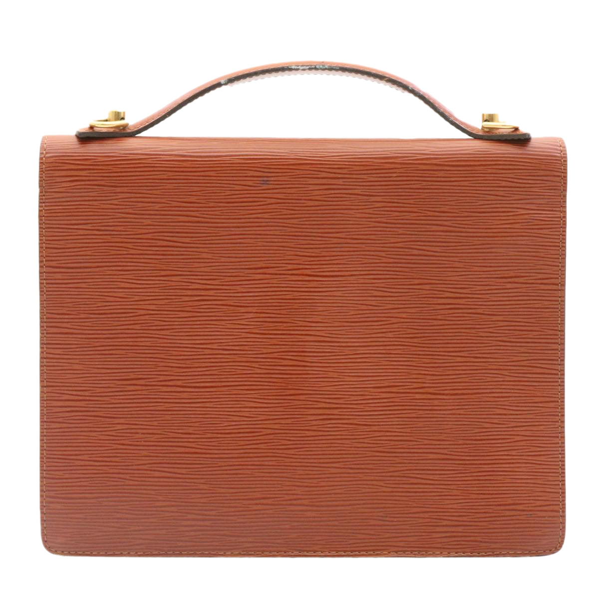 LOUIS VUITTON Epi Monceau Hand Bag Brown M52123 LV jk716
