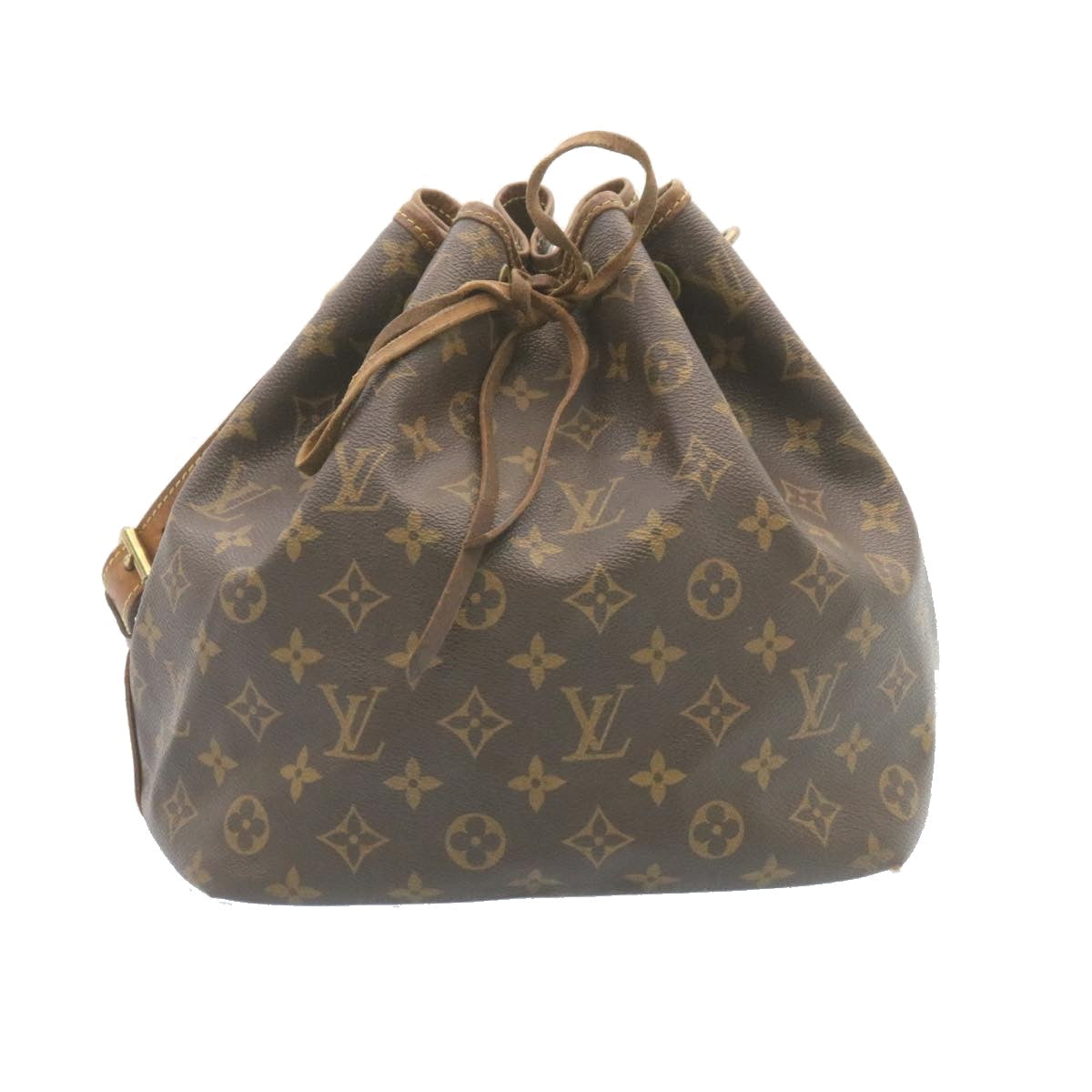 LOUIS VUITTON Monogram Petit Noe Shoulder Bag M42226 LV jk839