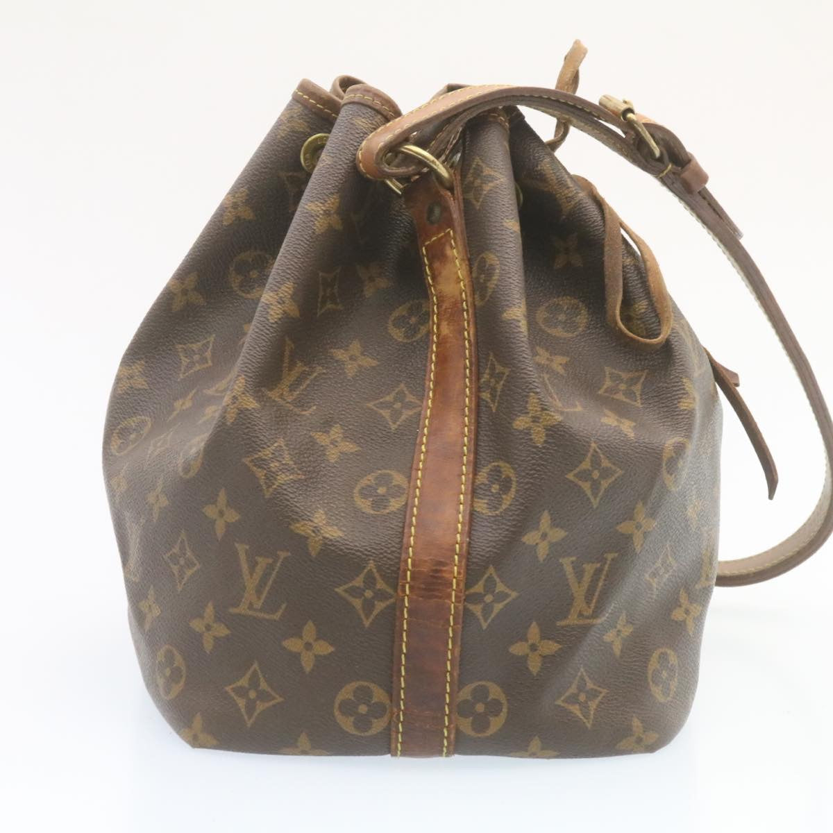 LOUIS VUITTON Monogram Petit Noe Shoulder Bag M42226 LV jk839