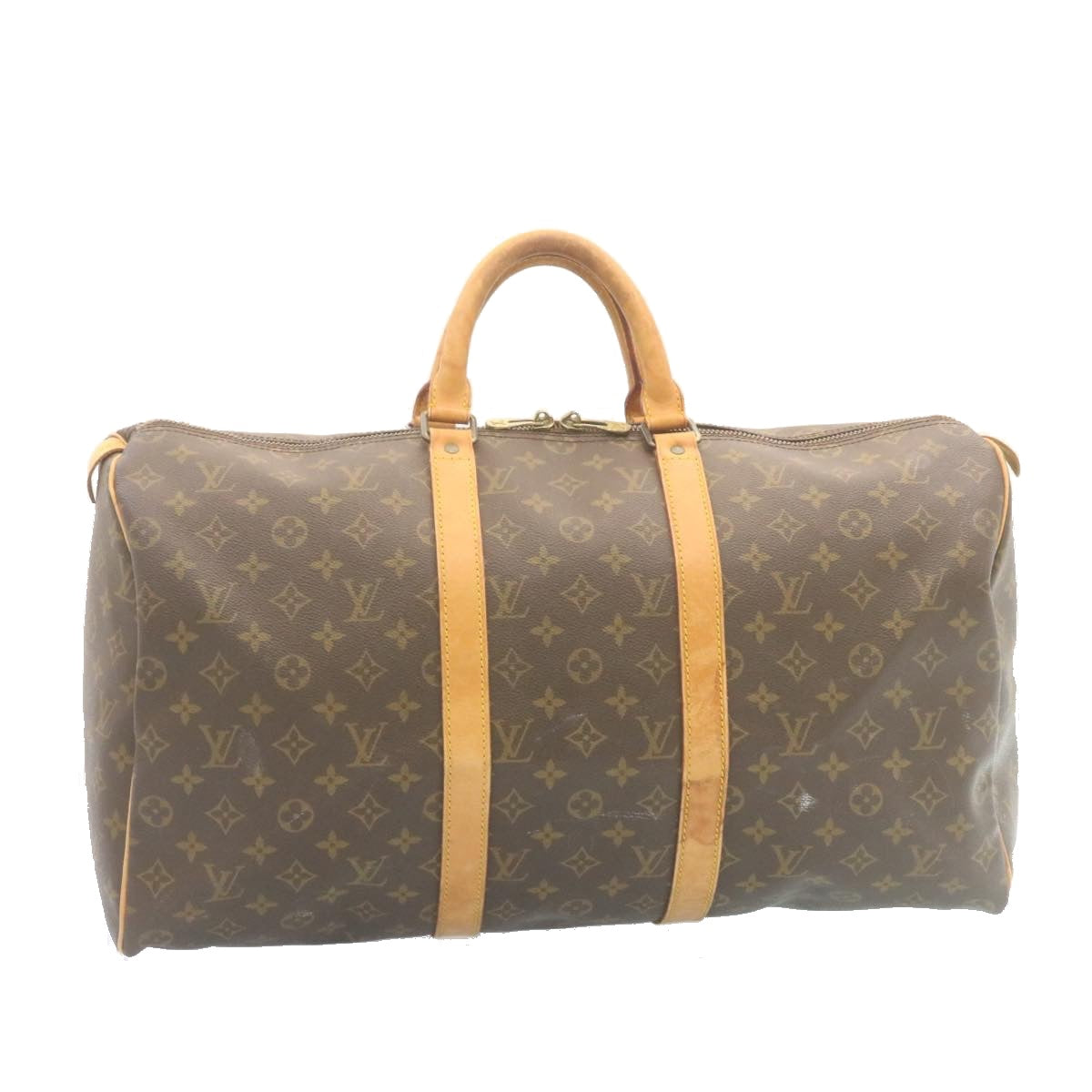 LOUIS VUITTON Monogram Keepall 50 Boston Bag M41426 LV jk868