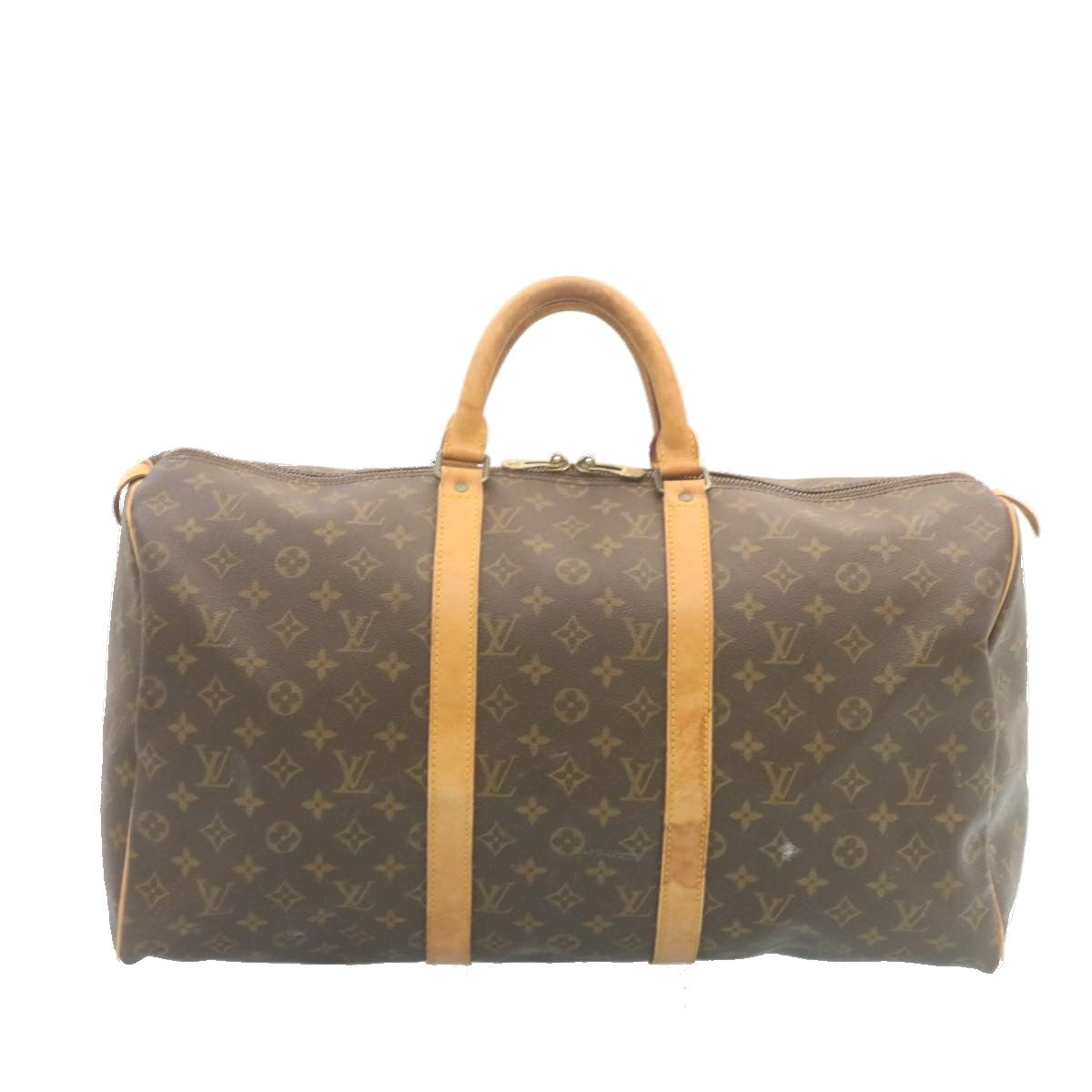 LOUIS VUITTON Monogram Keepall 50 Boston Bag M41426 LV jk868
