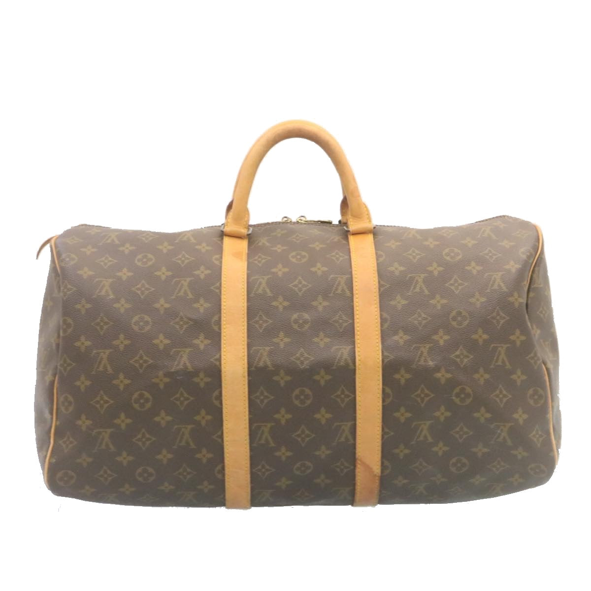 LOUIS VUITTON Monogram Keepall 50 Boston Bag M41426 LV jk868