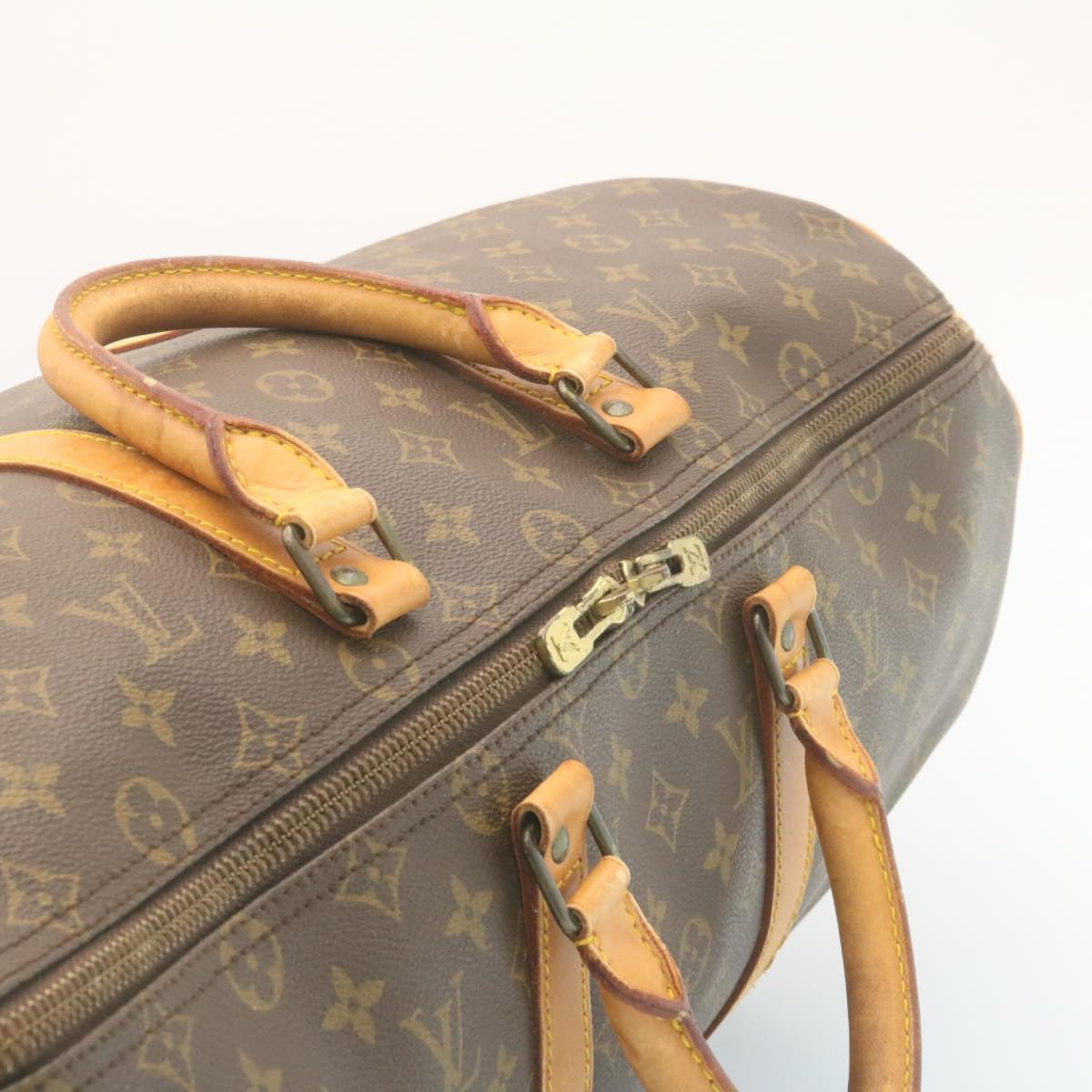 LOUIS VUITTON Monogram Keepall 50 Boston Bag M41426 LV jk868
