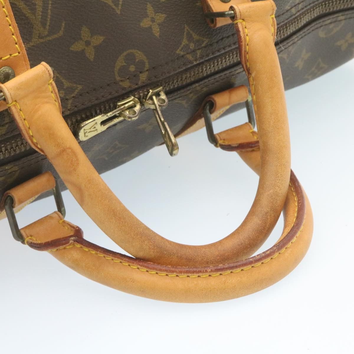 LOUIS VUITTON Monogram Keepall 50 Boston Bag M41426 LV jk868