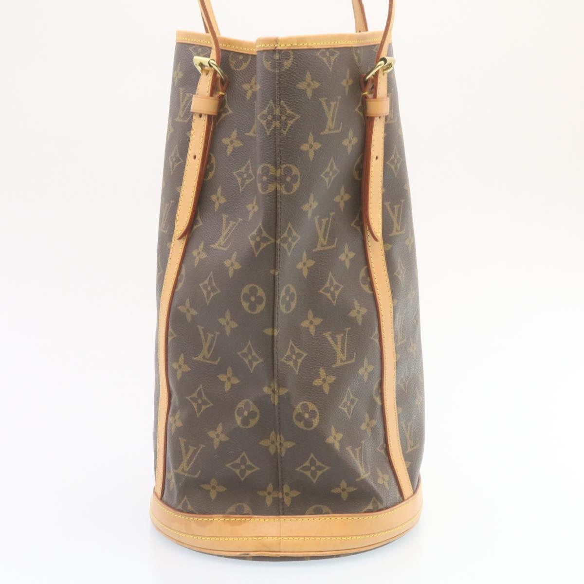 LOUIS VUITTON Monogram Bucket GM Shoulder Bag M42236 LV jk889
