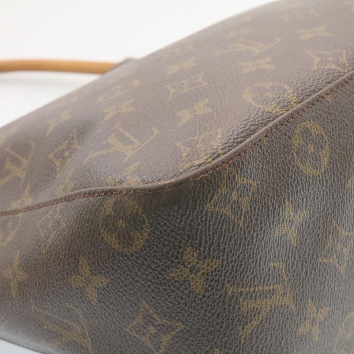 LOUIS VUITTON Monogram Looping GM Shoulder Bag M51145 LV jk893