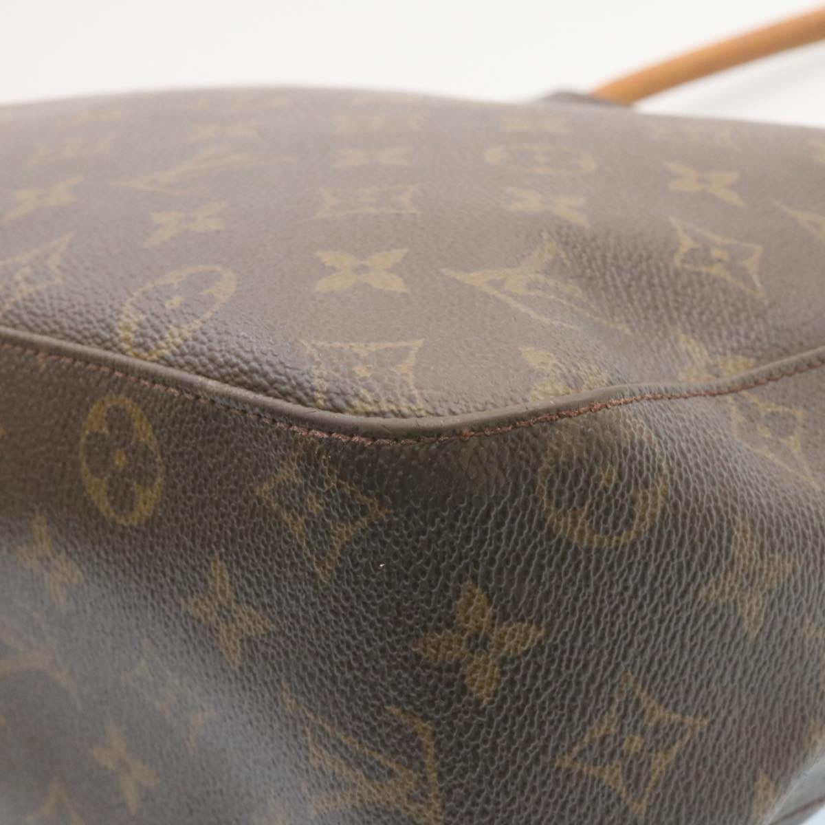 LOUIS VUITTON Monogram Looping GM Shoulder Bag M51145 LV jk893