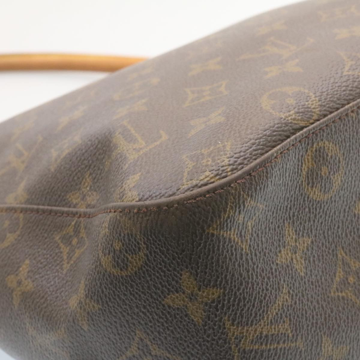 LOUIS VUITTON Monogram Looping GM Shoulder Bag M51145 LV jk893