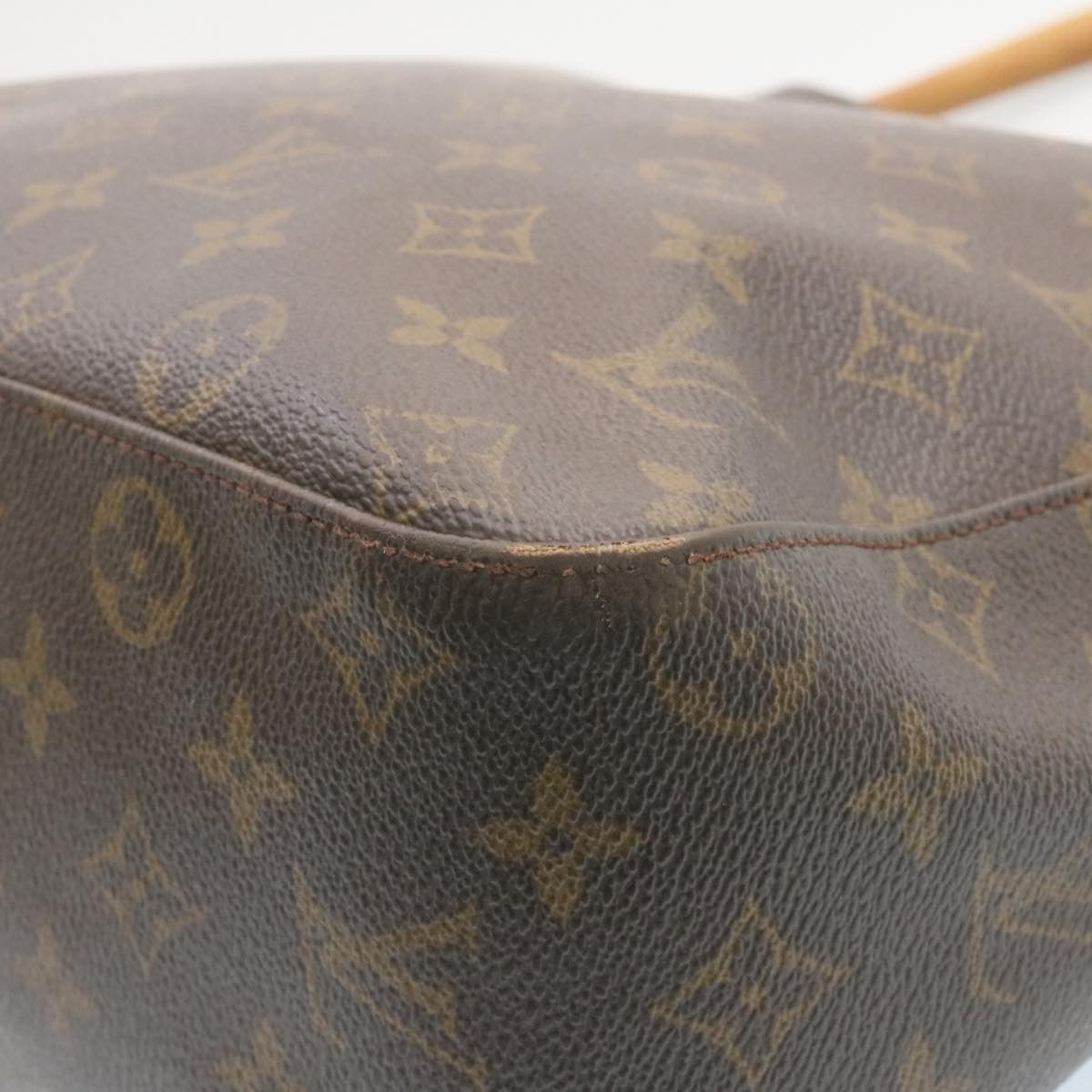 LOUIS VUITTON Monogram Looping GM Shoulder Bag M51145 LV jk893