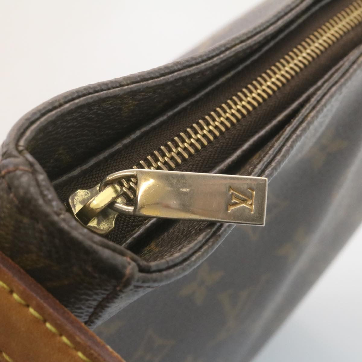 LOUIS VUITTON Monogram Looping GM Shoulder Bag M51145 LV jk893
