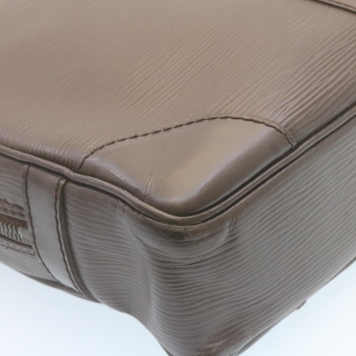 LOUIS VUITTON Epi PorteDocuments Voyage Business Bag Mocha M5909D LV jk943