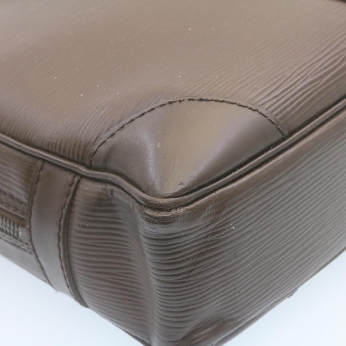 LOUIS VUITTON Epi PorteDocuments Voyage Business Bag Mocha M5909D LV jk943