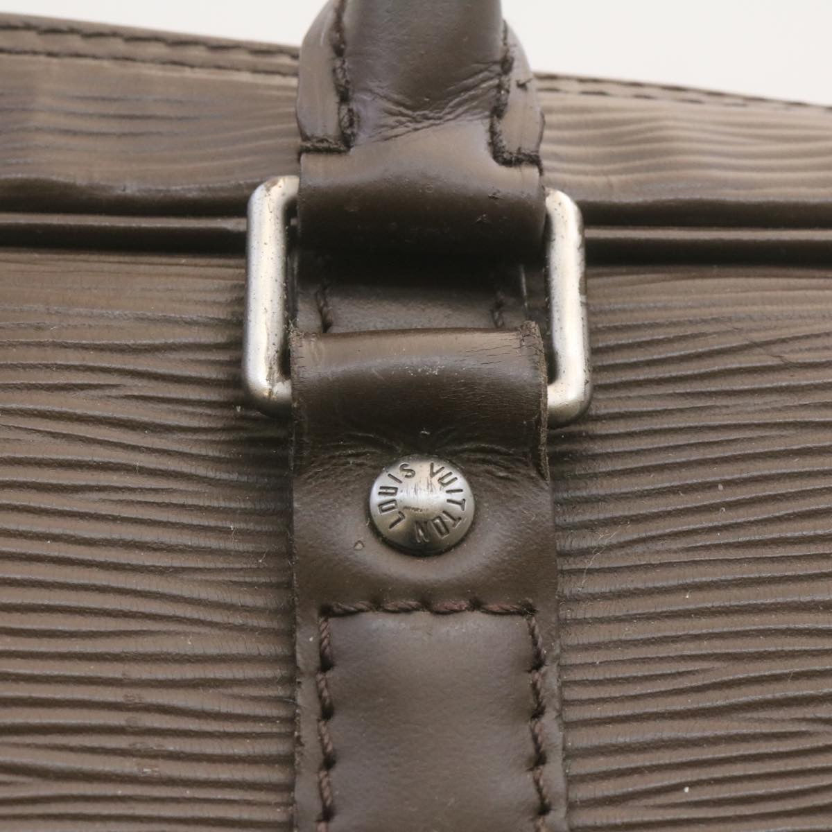LOUIS VUITTON Epi PorteDocuments Voyage Business Bag Mocha M5909D LV jk943