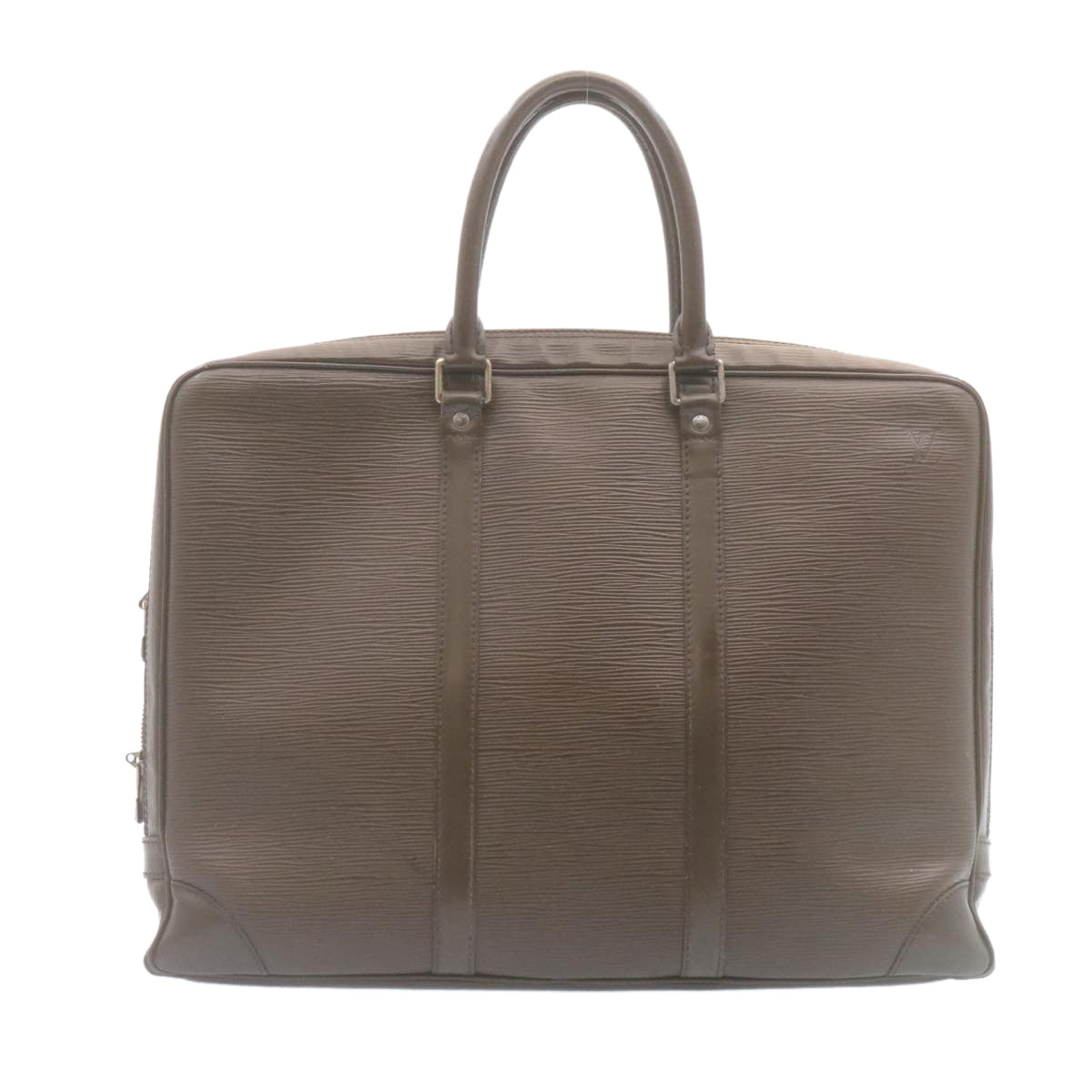 LOUIS VUITTON Epi PorteDocuments Voyage Business Bag Mocha M5909D LV jk943