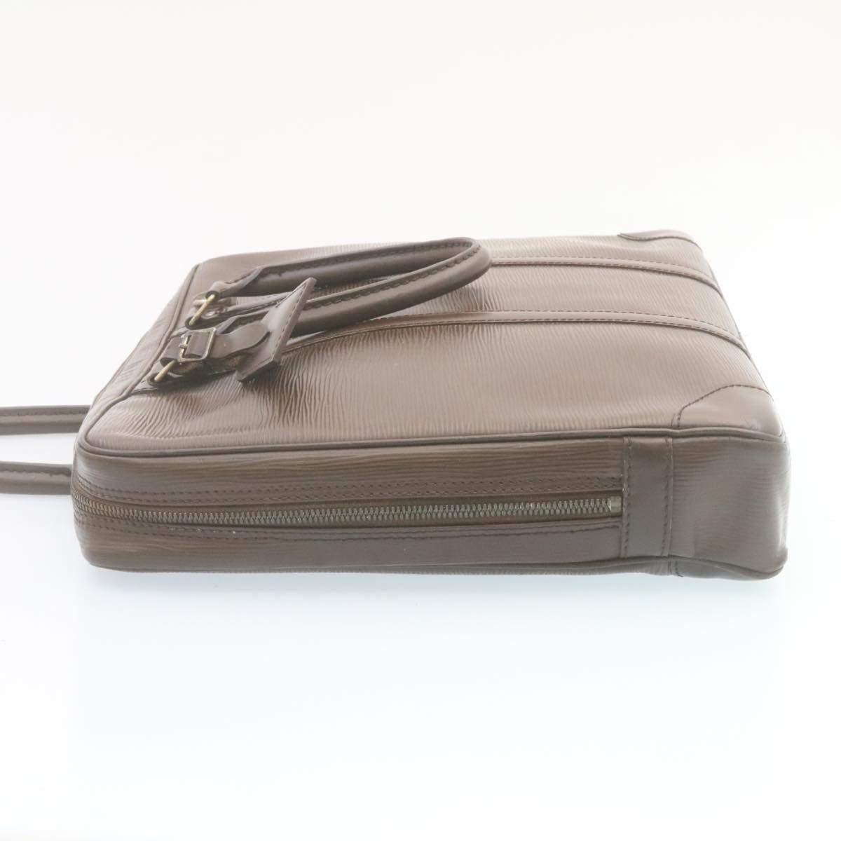 LOUIS VUITTON Epi PorteDocuments Voyage Business Bag Mocha M5909D LV jk943