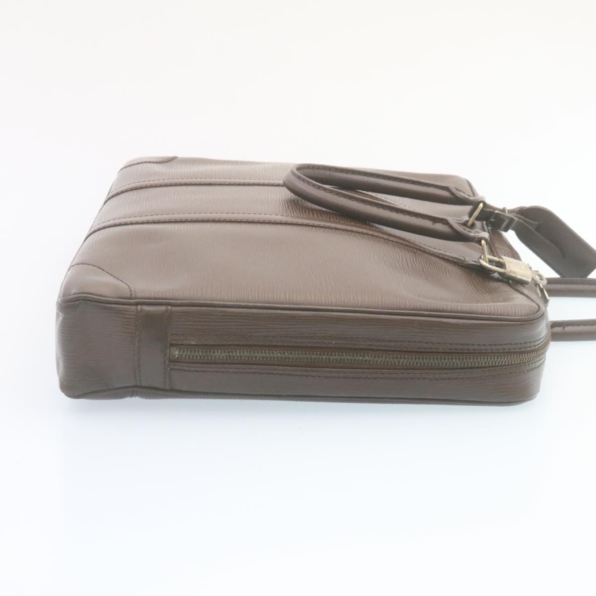 LOUIS VUITTON Epi PorteDocuments Voyage Business Bag Mocha M5909D LV jk943