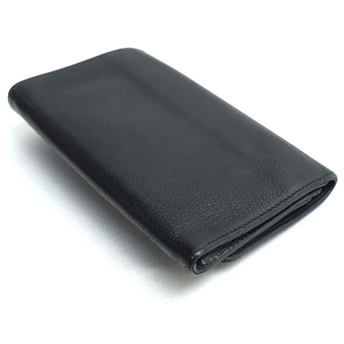 Chanel 2.55 Leather Bifold Wallet Black