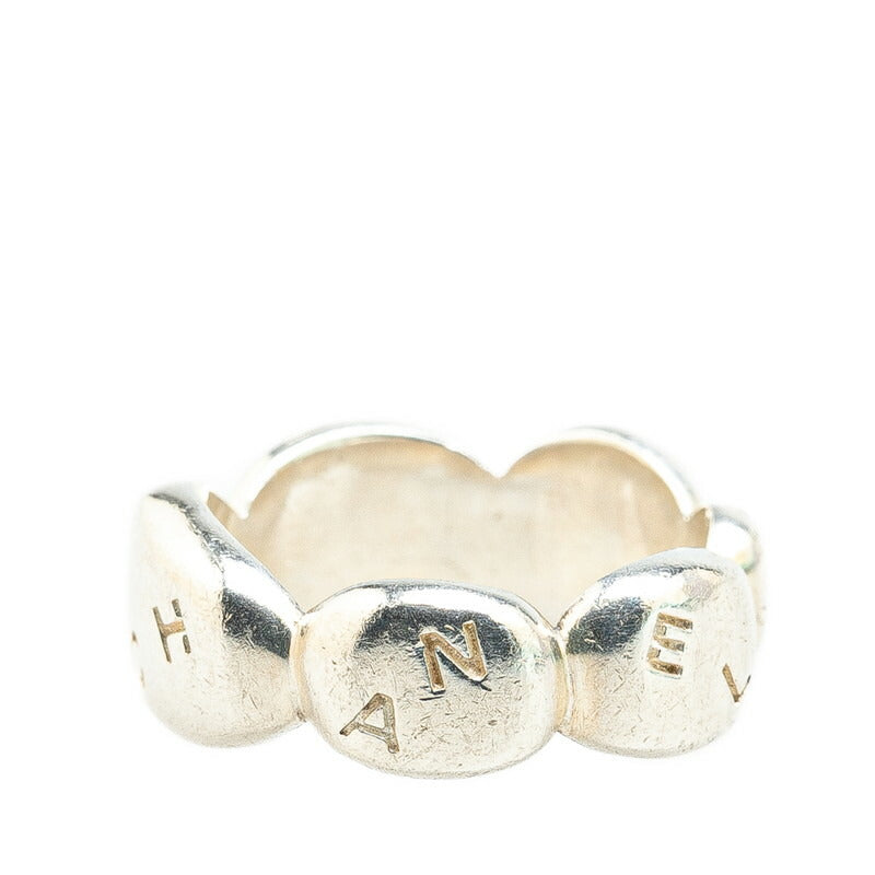 Chanel Logo Motif Metal Ring