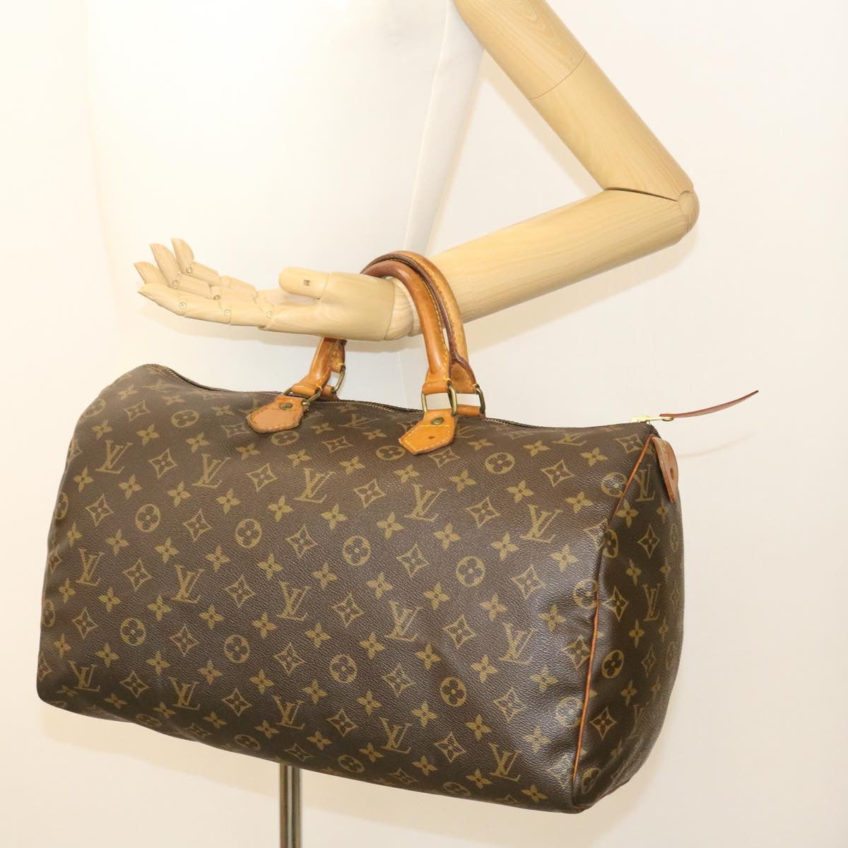 LOUIS VUITTON Monogram Speedy 40 Hand Bag M41522 LV ki1047