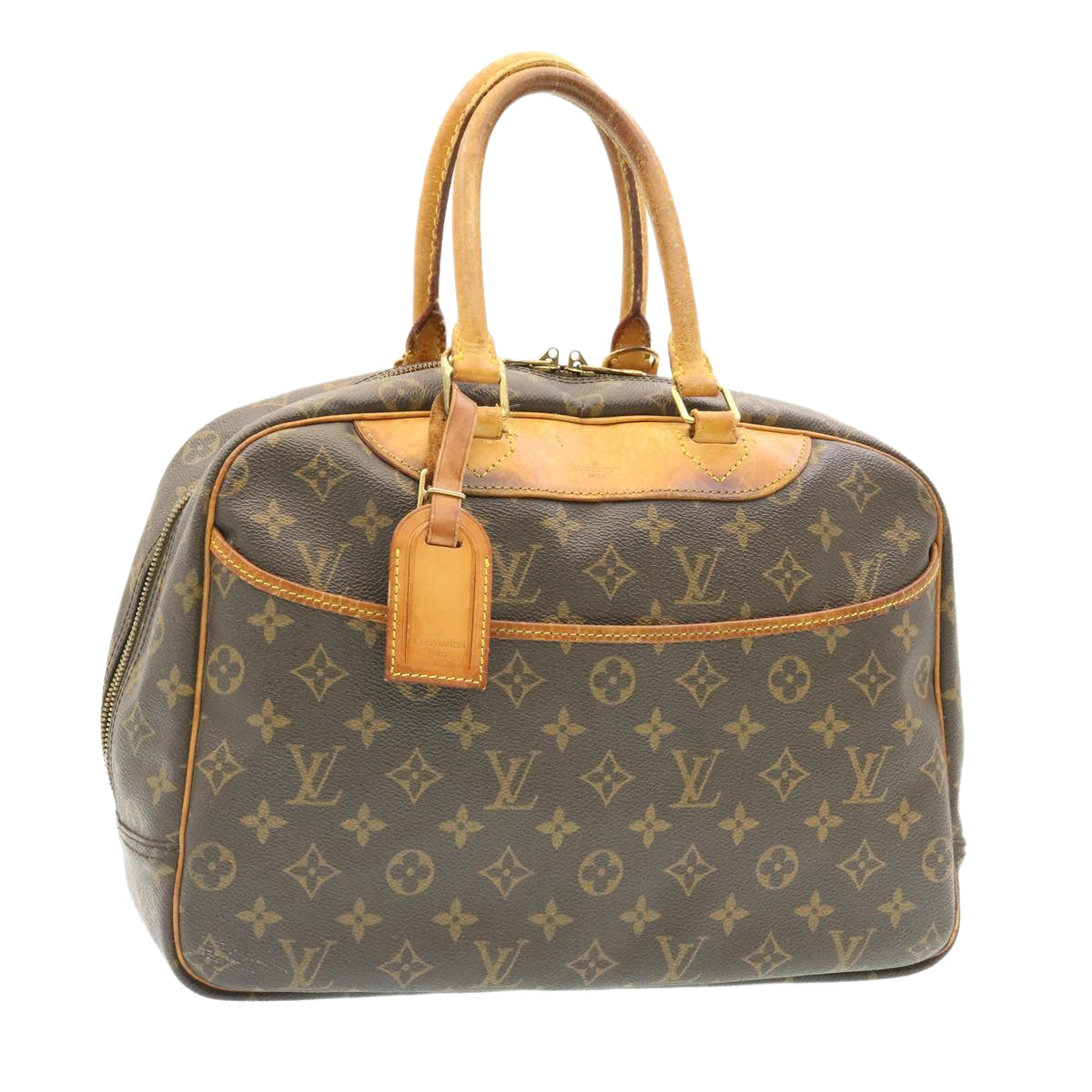 LOUIS VUITTON Monogram Deauville Hand Bag M47270 LV ki1069