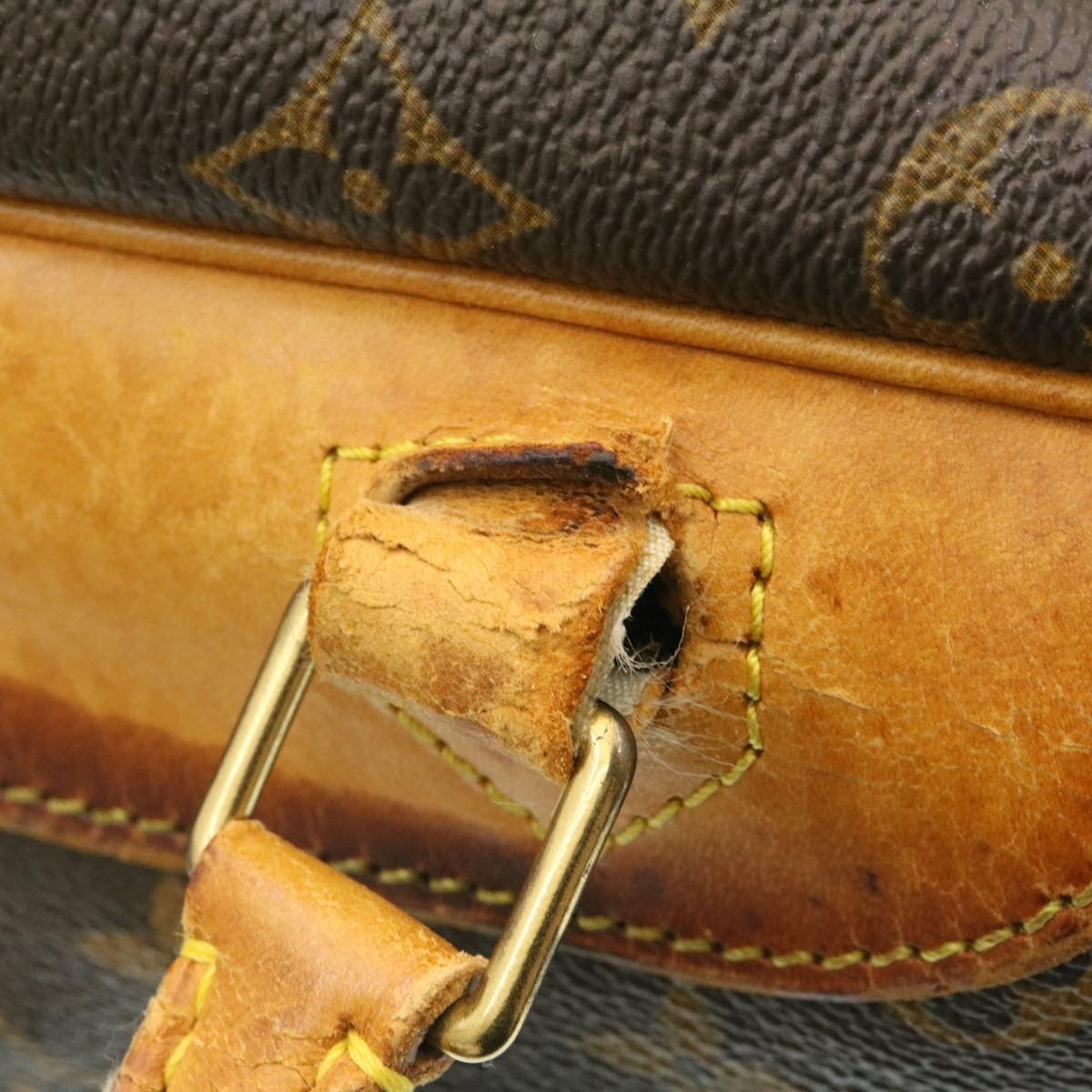 LOUIS VUITTON Monogram Deauville Hand Bag M47270 LV ki1069