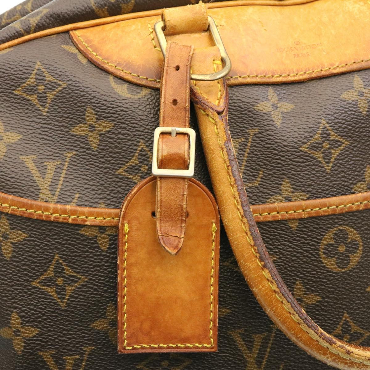 LOUIS VUITTON Monogram Deauville Hand Bag M47270 LV ki1069