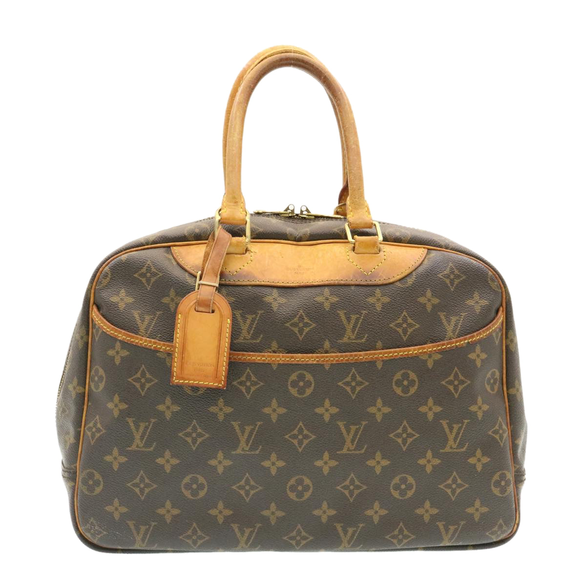 LOUIS VUITTON Monogram Deauville Hand Bag M47270 LV ki1069
