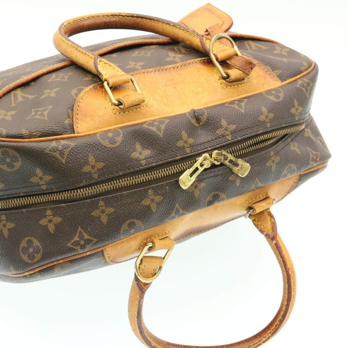 LOUIS VUITTON Monogram Deauville Hand Bag M47270 LV ki1069