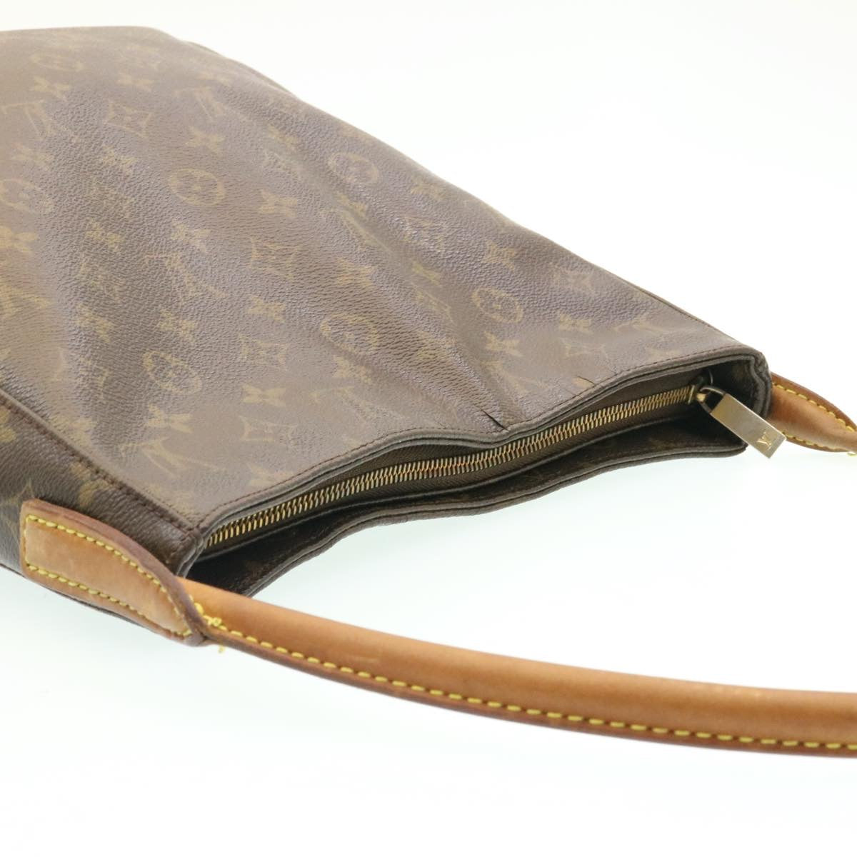 LOUIS VUITTON Monogram Looping GM Shoulder Bag M51145 LV ki1084