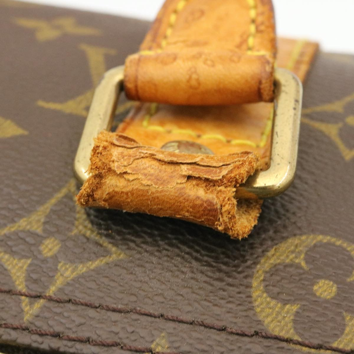 LOUIS VUITTON Monogram Keepall Bandouliere 45 Boston Bag M41418 LV ki1163
