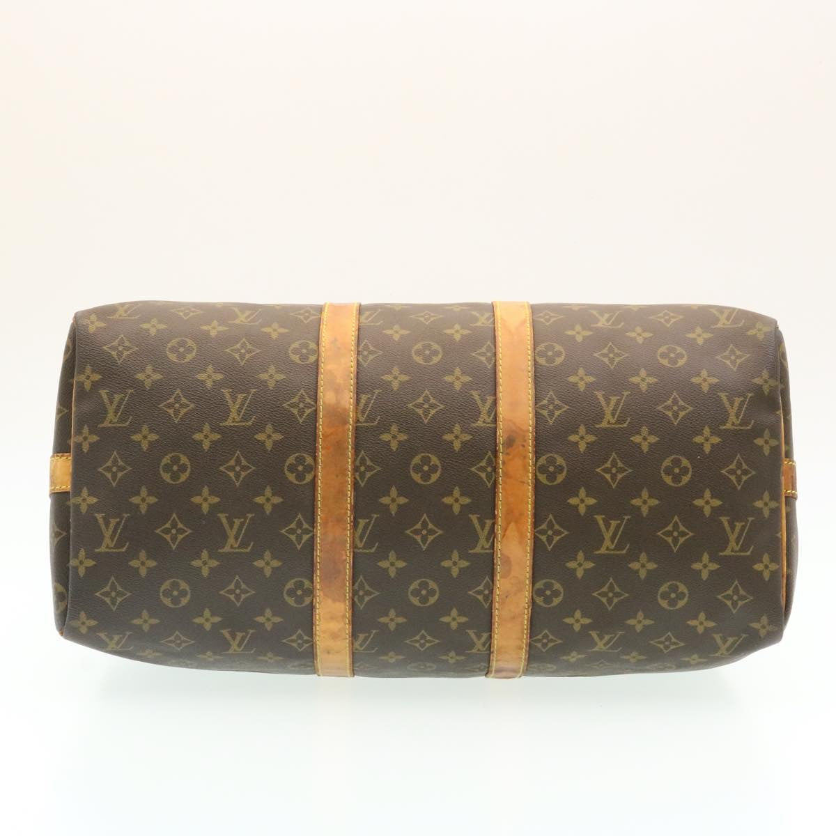 LOUIS VUITTON Monogram Keepall Bandouliere 45 Boston Bag M41418 LV ki1163