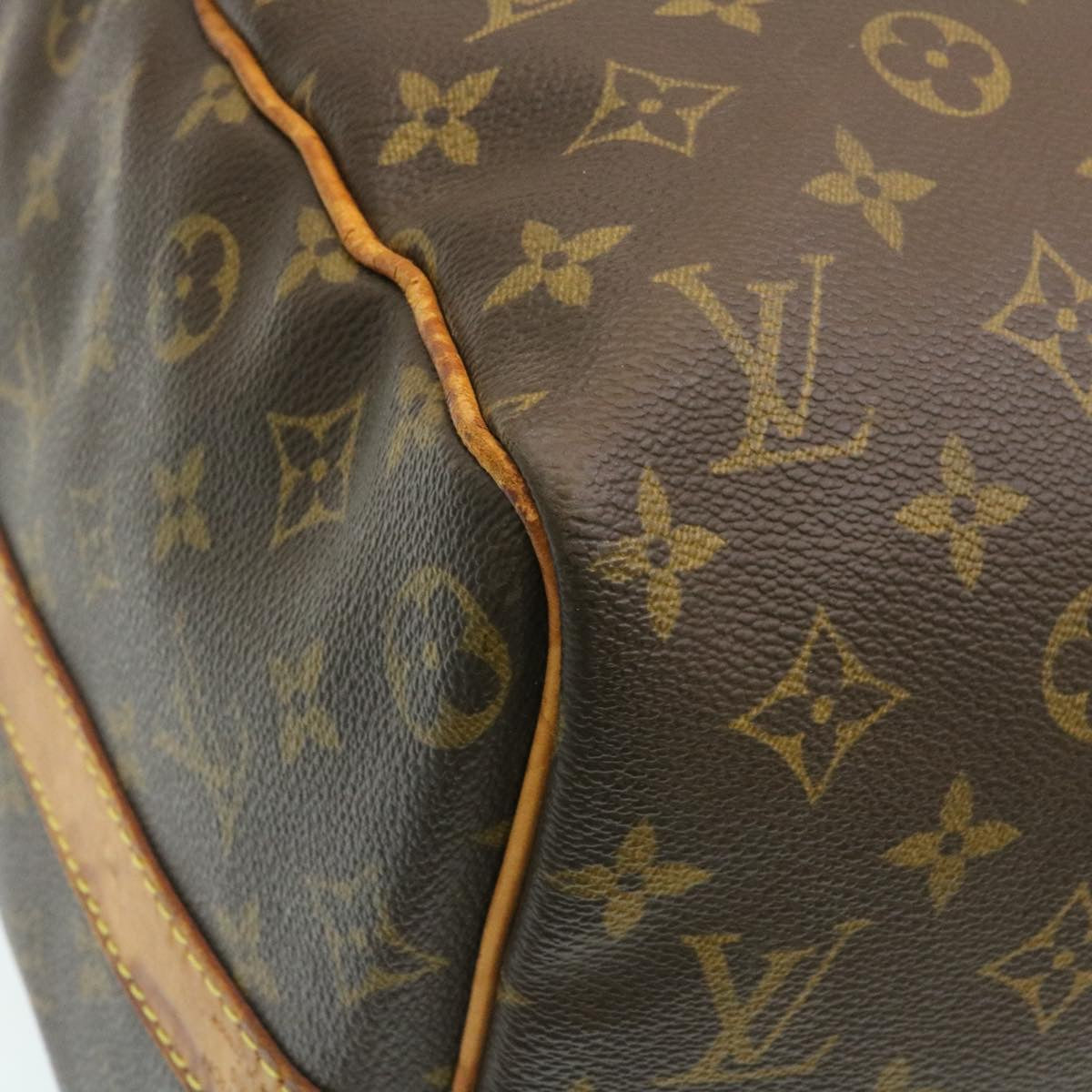 LOUIS VUITTON Monogram Keepall Bandouliere 45 Boston Bag M41418 LV ki1163