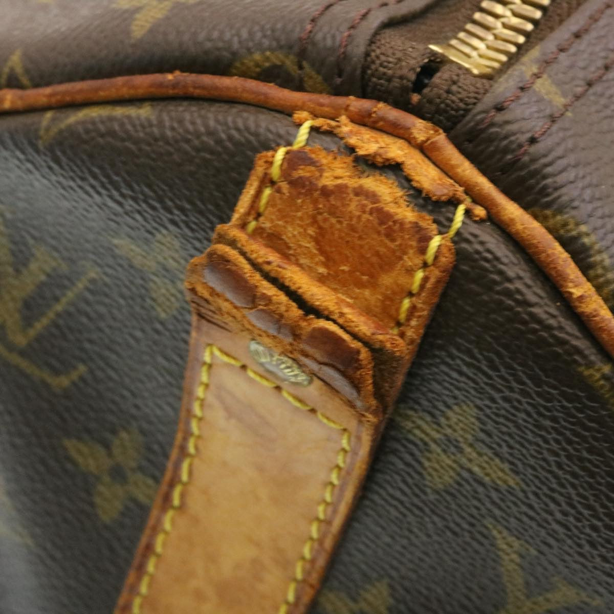 LOUIS VUITTON Monogram Keepall Bandouliere 45 Boston Bag M41418 LV ki1163