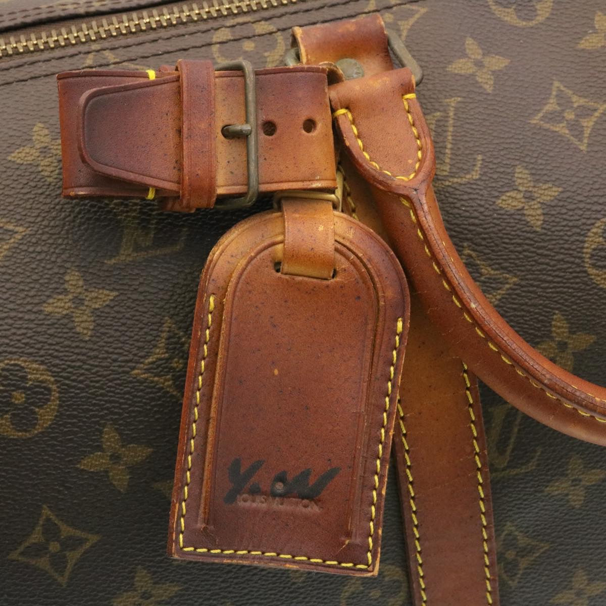 LOUIS VUITTON Monogram Keepall 45 Boston Bag M41428 LV ki1191