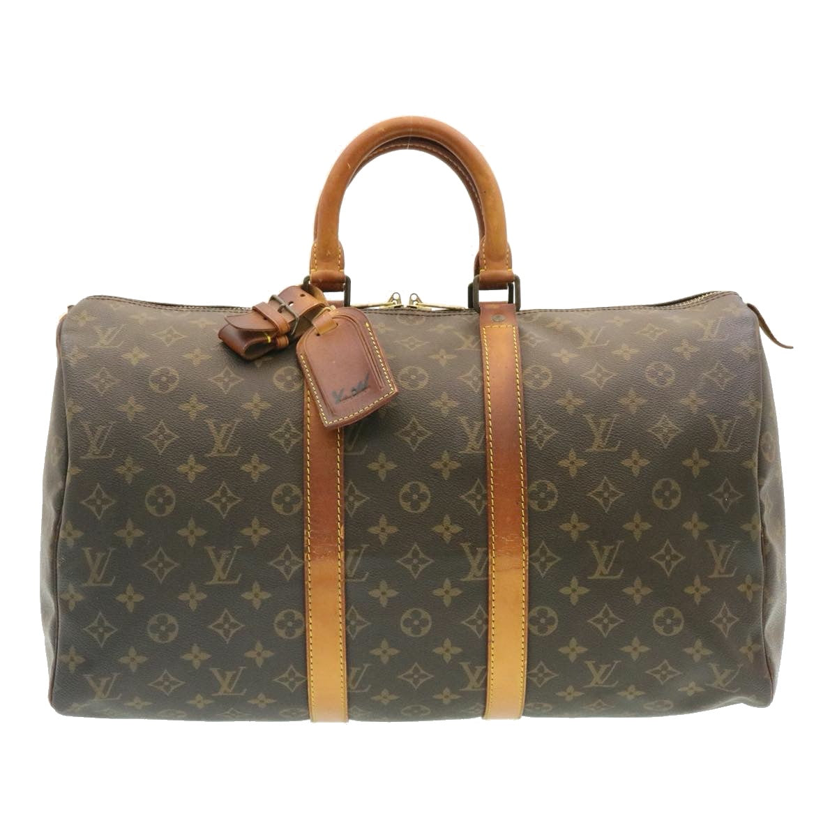 LOUIS VUITTON Monogram Keepall 45 Boston Bag M41428 LV ki1191