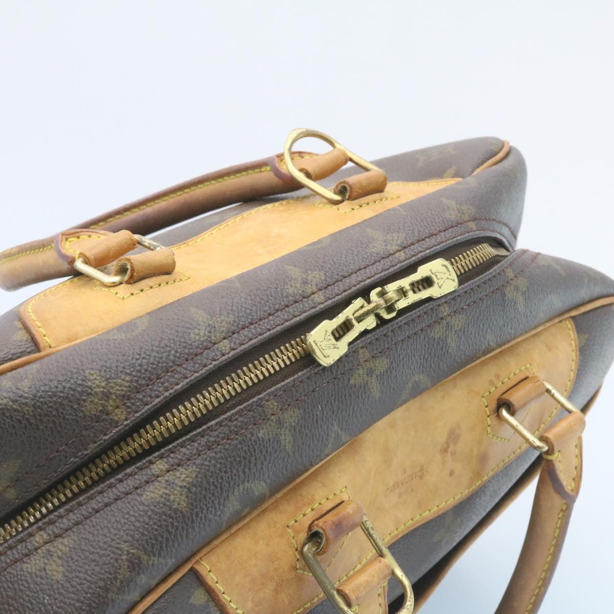 LOUIS VUITTON Monogram Deauville Hand Bag M47270 LV ki1287