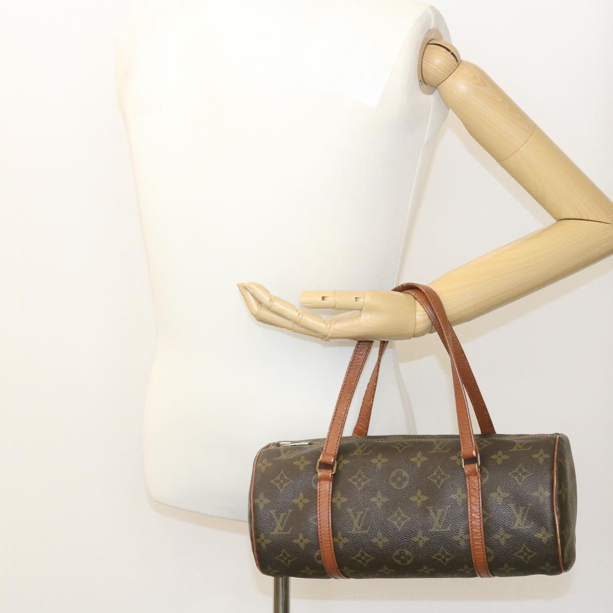 LOUIS VUITTON Monogram Papillon 30 Hand Bag Vintage M51365 LV ki1387