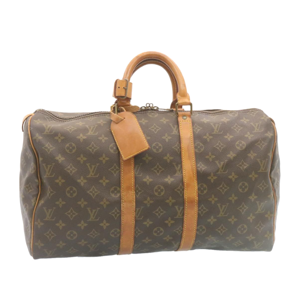 LOUIS VUITTON Monogram Keepall 45 Boston Bag M41428 LV ki1423