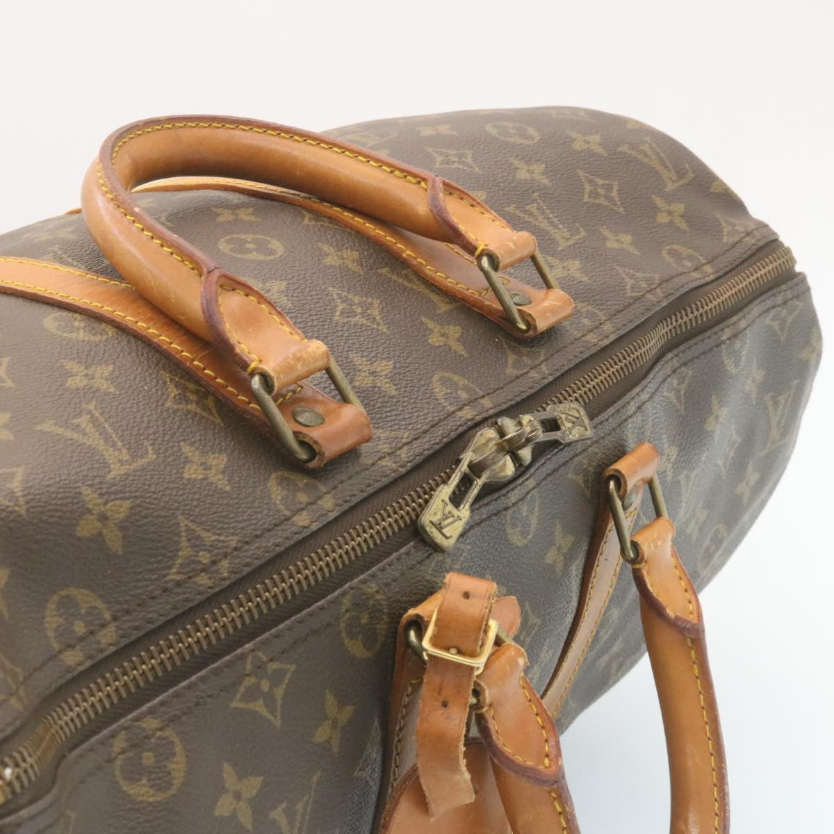 LOUIS VUITTON Monogram Keepall 45 Boston Bag M41428 LV ki1423