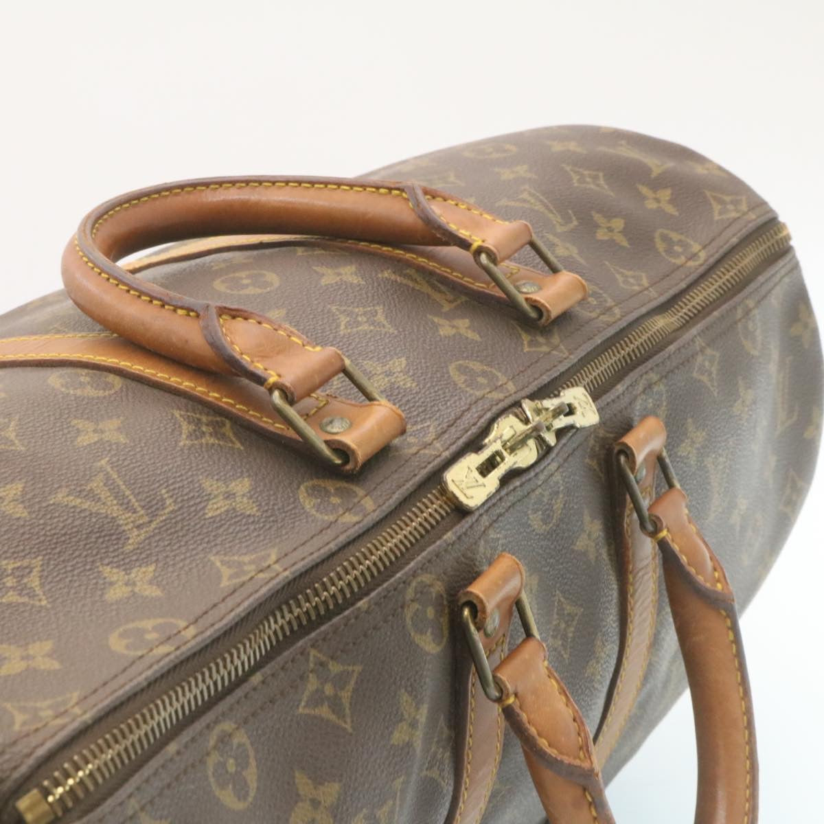 LOUIS VUITTON Monogram Keepall 45 Boston Bag M41428 LV ki1492