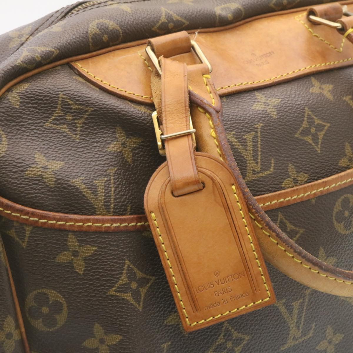 LOUIS VUITTON Monogram Deauville Hand Bag M47270 LV ki1531